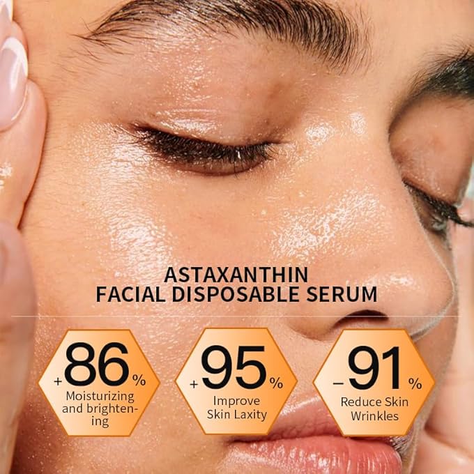 Fowerher ASTAXANTHIN ESSENCE SERUM, ANTI-AGEING AMPOULES, SINGLE-USE TREATMENT, 10 PACK - Image 3